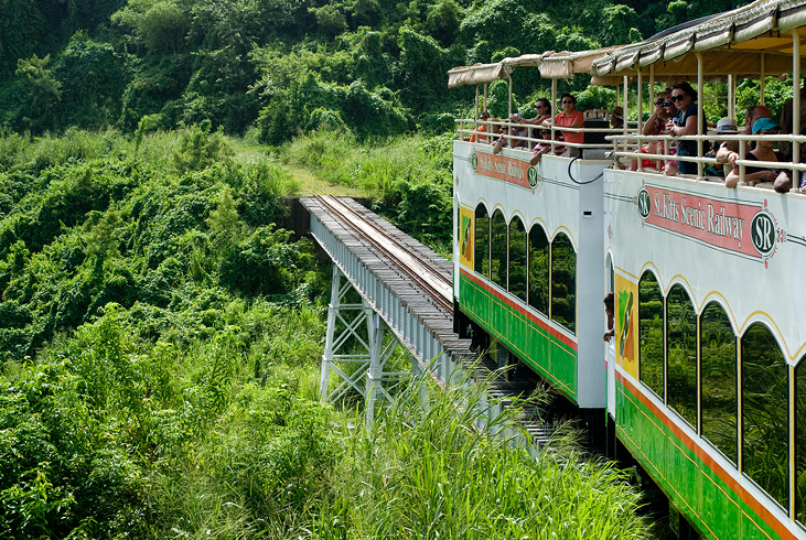 Take a ride on the St. Kitts Scenic Railway